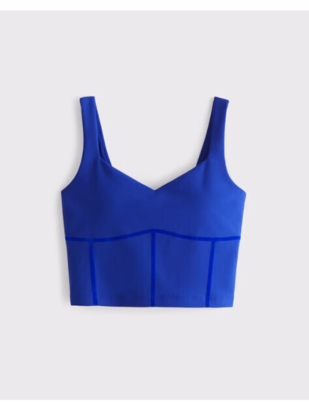 NWT Abercrombie & Fitch YPB sculptLUX Sweetheart Tank, Royal Blue - Size Medium - Picture 6 of 8